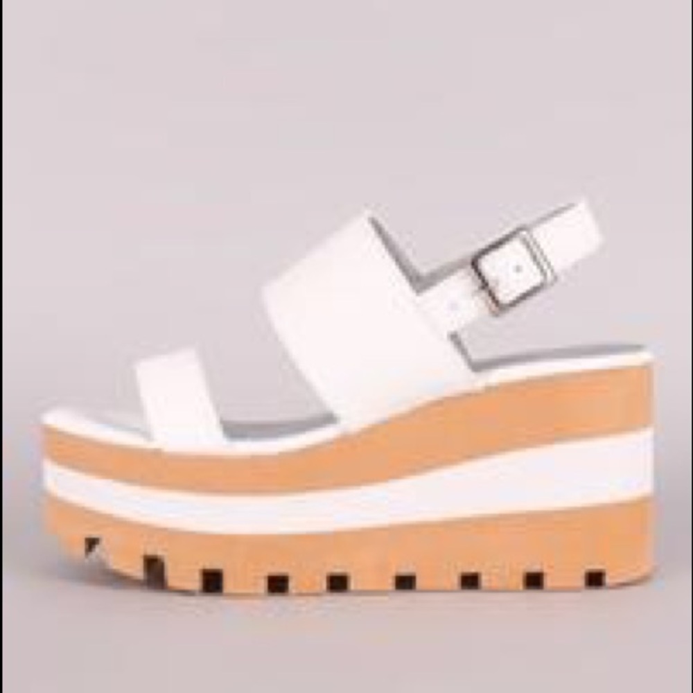 White platforms